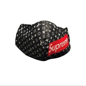 Black Exclusive Supreme Face Mask